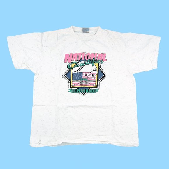 Oneita Other - Vintage Oneita Shirt Men's XL White Single Stitch